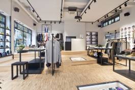 asphaltgold Shop in Darmstadt Innenarchitektur und Design aus unterschiedlichen Treppen Ebenen