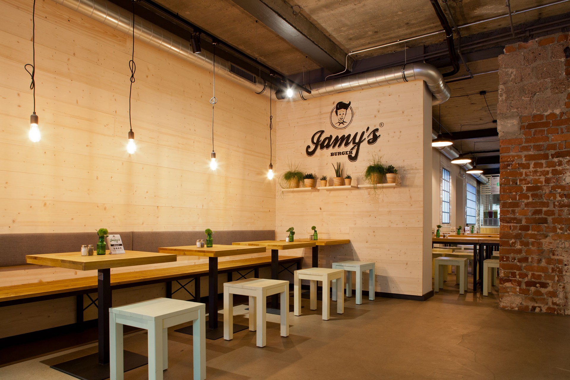 Jamy´s Burger - why the friday Innenarchitektur + Produktgestaltung